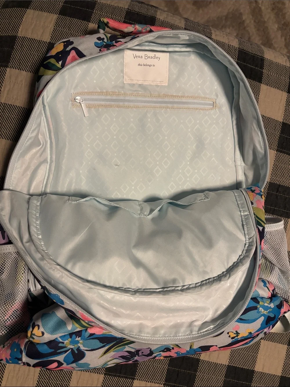Vera Bradley Floral Backpack in Pastel Multi